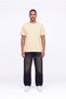 Men's Basic Relaxed Thin Cotton T-Shirt Light Yellow - 4