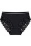 Large Size Floral Lace Glitter Waist Detailed Cotton Women's Panties