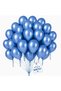20 PCS Metallic Helium Balloons 12 Inch Navy Blue | Premium Latex Party Balloons 2.8g Thick for Birthday, Baby Shower, Wedding Decoration