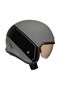 ZS-389 E29 Black Silver Açık Kask - 2