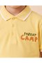 Boys Yellow Printed Polo T-shirt - 3