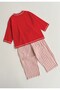 Oversize Pants Set 2-10 Years Red - 3