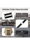 6 Pcs Molle Patches, Hook and Loop Tactical Patches Panel Display, Black Molle Accessories, Molle St - 4
