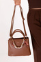 Women's Chain Detailed Hand and Shoulder Bag Ald.758 Taba - 2