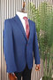 Yünlü Yünsa 160's Drop 6 Jacket-Navy Blue - 4