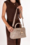 Women's Daily Hand and Shoulder Bag Ald.8068 Mink