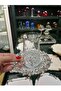 Odin Flower Pattern Silver Color Tea Set for 6 People - 2