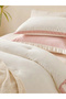 1-Piece Solid Comforter - Peach, 150x200cm - 3