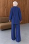 Grass Detailed Oysho Suit Tsd260332 Navy Blue - 6