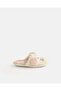 Women White Penguin Flat Mules