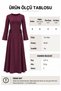 Women's Black Lightweight Spanish Sleeve Long Dress with Lace Detail on the Sides 0259 - 4