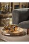 Decorative Display Tray Goldengo 32Xh4Cm Brown -Mango Wood Material - 2