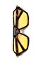 Marlov Women's Sunglasses – Retro Geometric Design, Uv400 Protection with Accessory Detail - 3