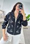 Bead Embroidered Modal Kupra Jacket 7K003 - 3