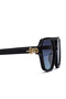 Marlov Women's Sunglasses – Retro Geometric Design, Uv400 Protection with Accessory Detail - 6