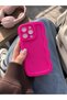 iPhone 14 Pro Wavy Edge Fuchsia Plain Case