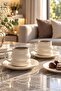 Velmont 2-Person 90 ml Porcelain Coffee Cup Set Ckr4606