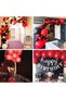 20PCS Metallic Helium Balloons 12 Inch | Premium Latex Party Balloons 2.8g Thick | Birthday, Baby Shower, Wedding Decoration Balloons | Assorted Colors (Red) - 4