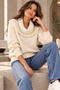 New Season Women's Persus Light Sharpened Degaje Collar Knitted Blazer - 3