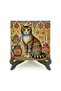 Cat Printed Wooden Tabletop 10X10 1G-Kedi2 - 2