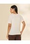 Women White Printed T-Shirt - 3