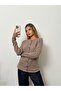 Women's Crew Neck Buttoned 95% Cotton Thin Knitwear Cardigan - 2