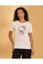 Women Pink Hello Kitty Graphic T-Shirt