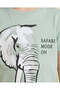 Boys Mint Printed T-Shirt - 3