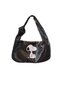 Hande Dizayn Valentine's Mother's Day Black Duni Leather Snoopy Pattern Shoulder Bag - 3