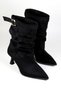 Suede Buckle Cowboy Western Cowboy Women's Thin-Heeled Boots - 4