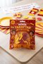 50 Piece Fan Yellow Red Children's Fruit Forks and Party Toothpicks Set - 3