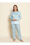 Bamboo Interlock Plus Size Pajama Set - 3