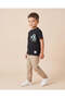 Boys Black NYC Print Short Sleeve T-Shirt - 2