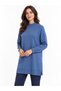 Half Fisherman Knitwear Tunic Trk 17 Length 82 cm