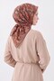 Soft Scarf Autumn Bloom Khaki - 3