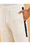 Men Ivory Shorts With Side Tape - 4