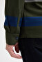 Men's Polo Collar Long Sleeve Sweatshirt - 2