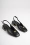 Women's daily black 4 cm thick heeled shoe tr05ms01a - 5