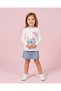 Girls White Stitch Placement Print Long Sleeve T-Shirt - 2