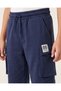 Senior Boy Navy Knit Shorts - 3