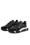 , Men's Genuine Leather Sneaker 1631071Z23439 Black - 7
