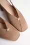 Women's mink suede 4 cm chunky heel shoes tr05ms01g - 2