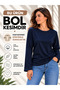 Women's Crew Neck Long Sleeve Basic T-Shirt Premium Ultra Soft Texture - 3