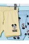 Infant Boys Beige and Blue & Mickey Mouse Shorts Set (2 Piece) - 4