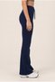 Women's Modal Fabric Gathered Waist Spanish Flare Pants - 4