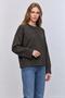 Crew Neck Oversize Knitwear Sweater - 3