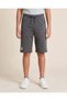 Senior Boy Charcoal Knit Shorts