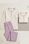 Bamboo Interlock Plus Size Pajama Set - 3