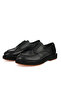 , Men's Genuine Leather Shoes 1631071Z24049 Black - 7