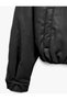Long Sleeve Pocketed Stand Collar Elastic Waist Cropped Faux Leather Jacket - 8